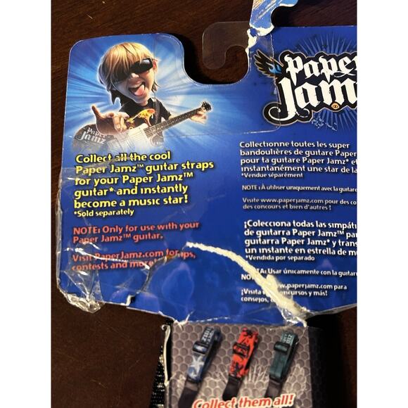 Paper Jamz (Jams) Guitar Strap - Series 1 Black With Skulls - Picture 8 of 9